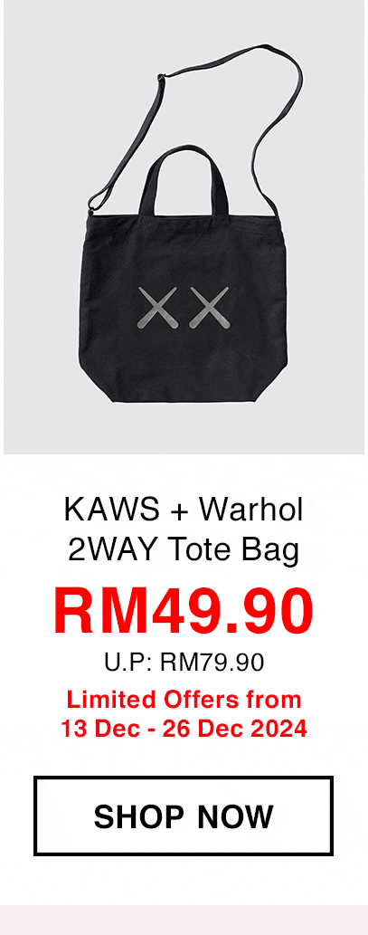 KAWS + Warhol 2WAY Tote Bag