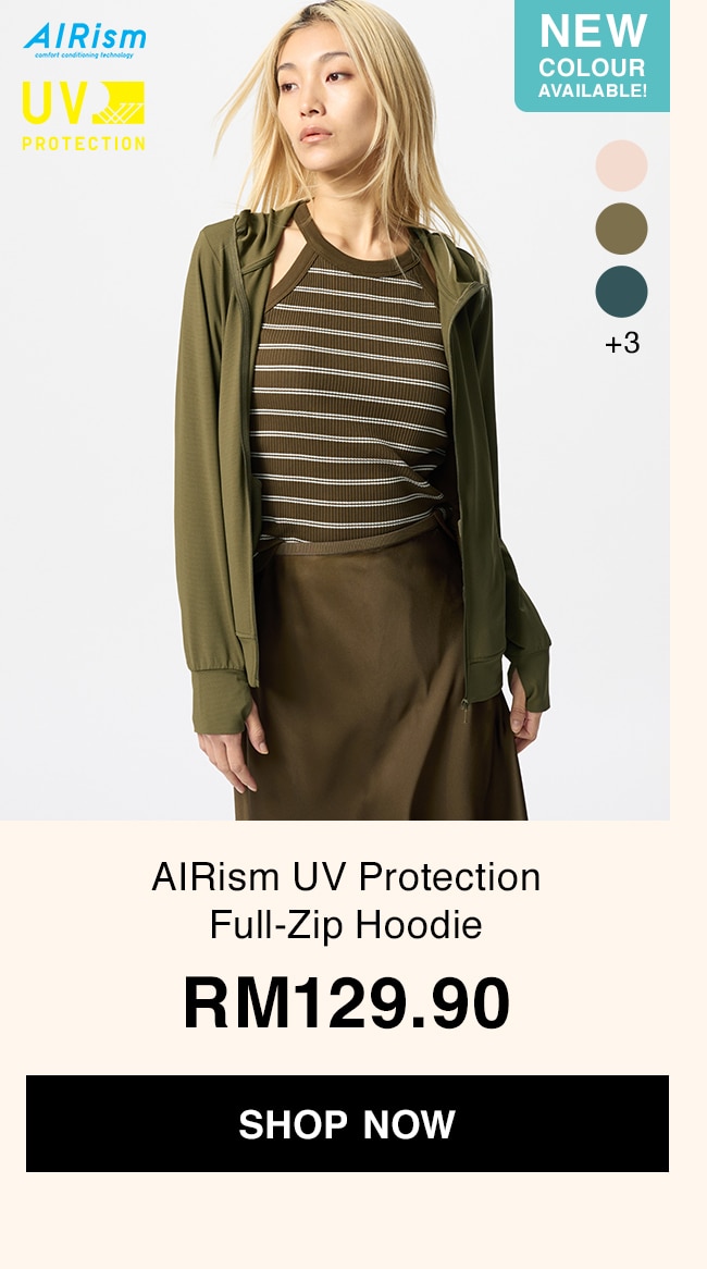 AIRism UV Protection Full-Zip Hoodie