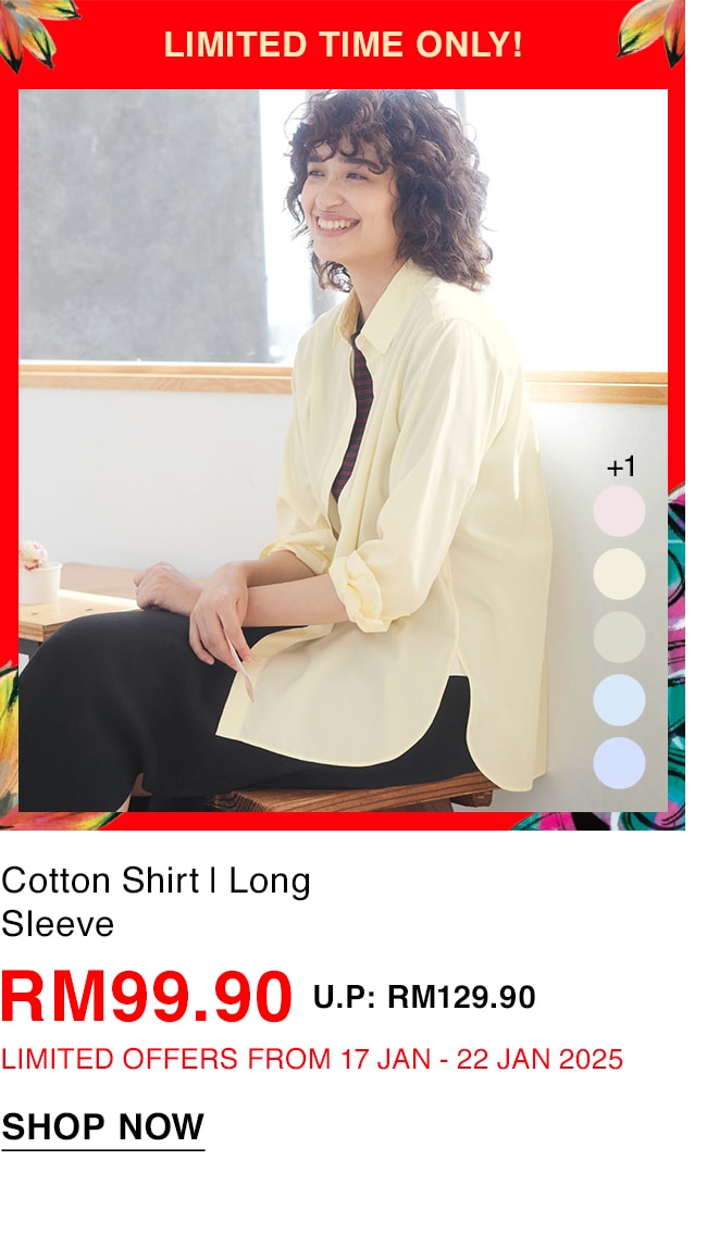 Cotton Shirt | Long Sleeve