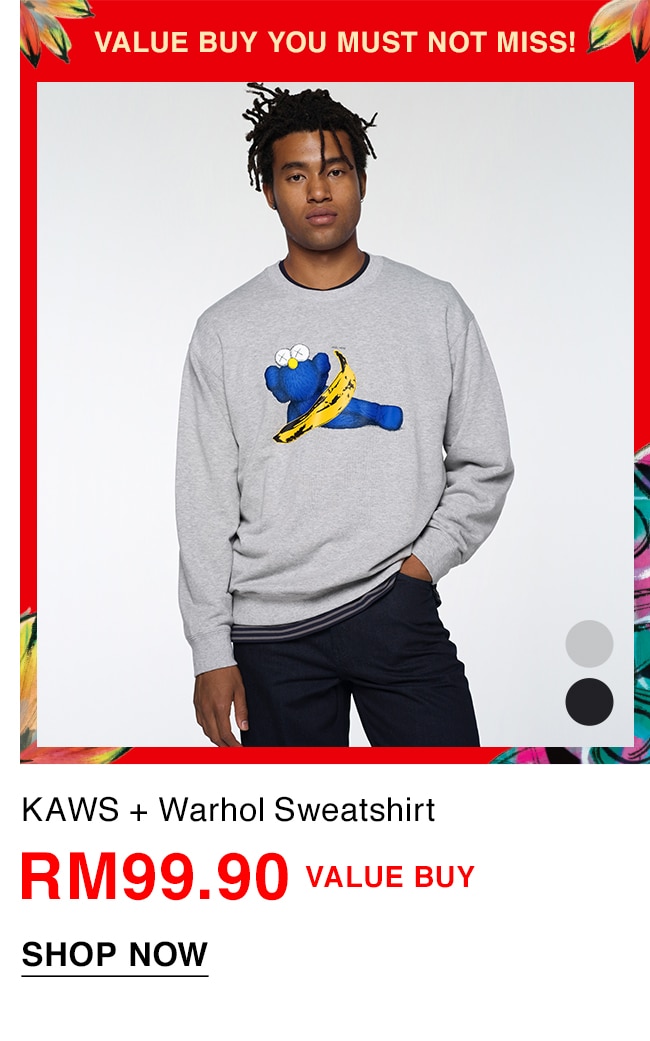 KAWS + Warhol Sweatshirt