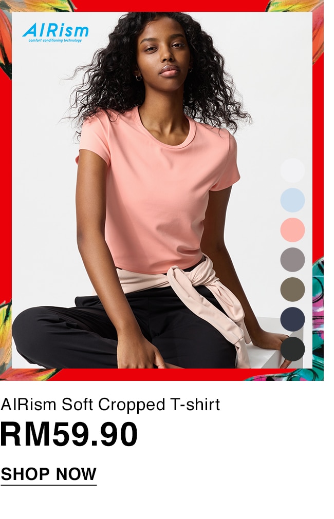 AIRism Soft Cropped T-shirt