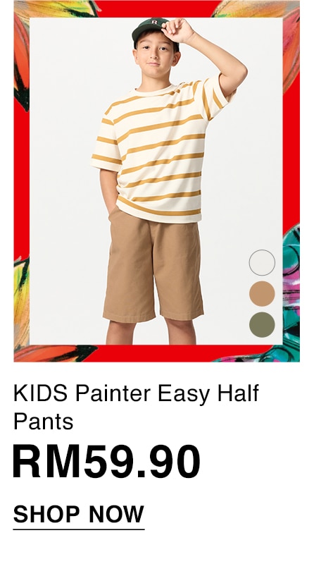 KIDS Painter Easy Half Pants