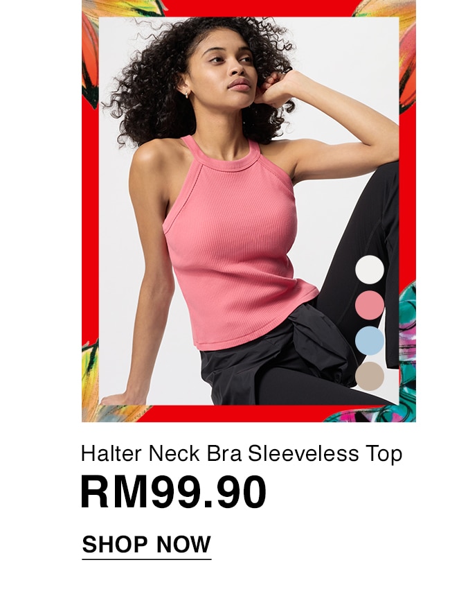 Halter Neck Bra Sleeveless Top