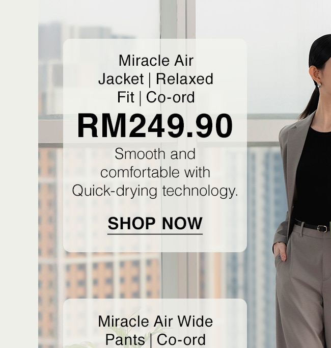 Miracle Air Jacket | Relaxed Fit | Co-ord