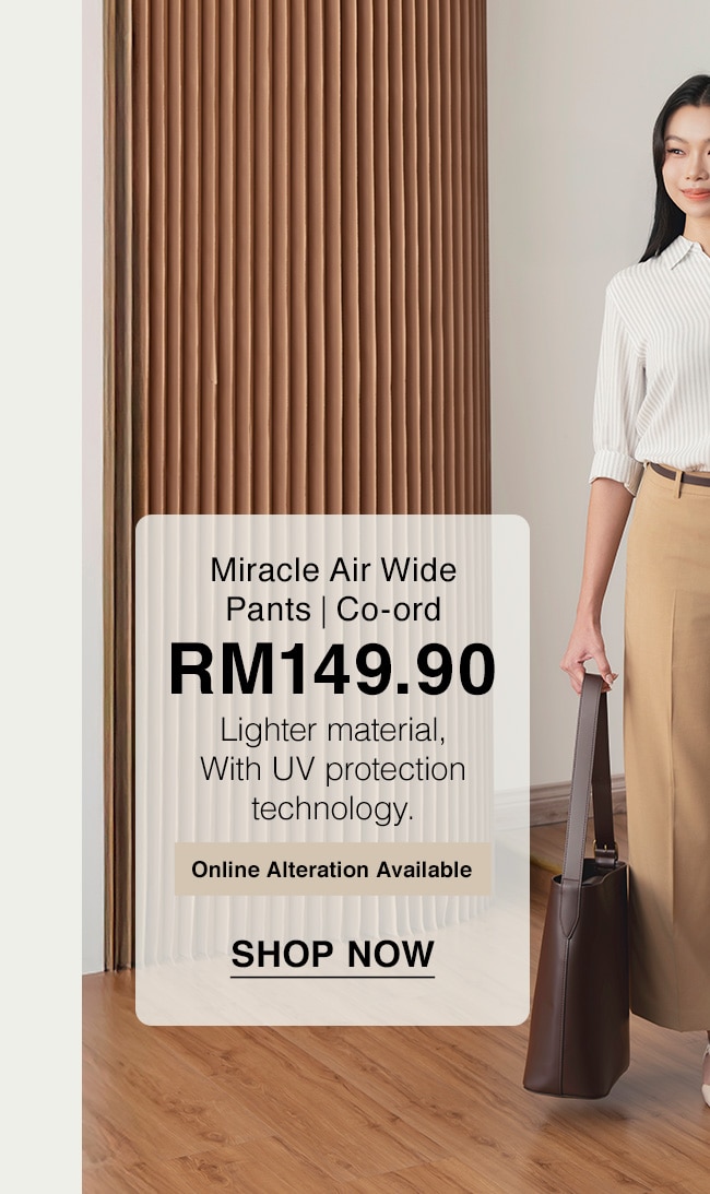 Miracle Air Wide Pants | Co-ord