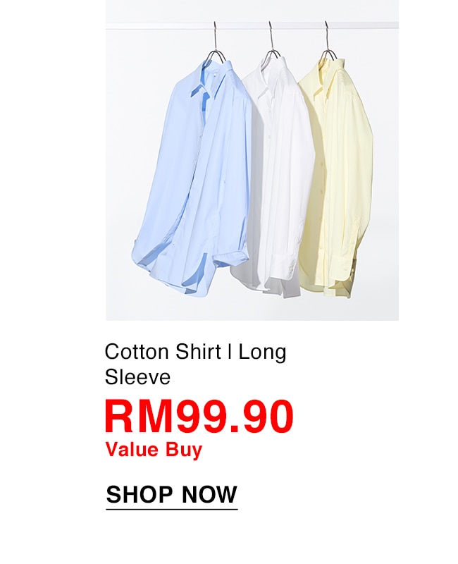 Cotton Shirt | Long Sleeve