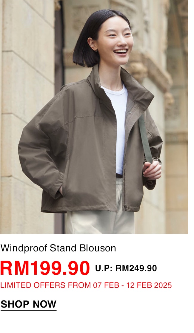 Windproof Stand Blouson