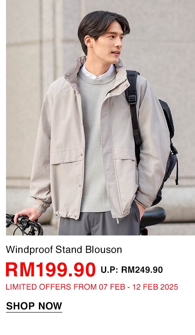 Windproof Stand Blouson