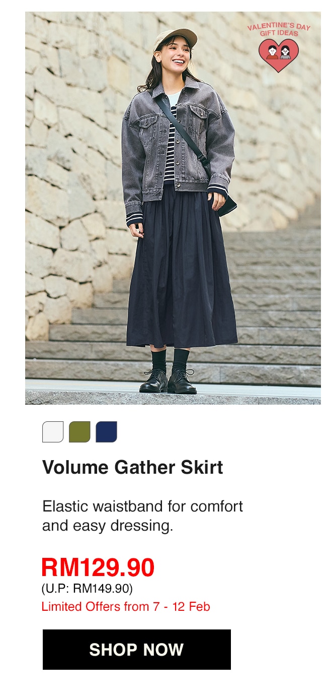 Volume Gather Skirt