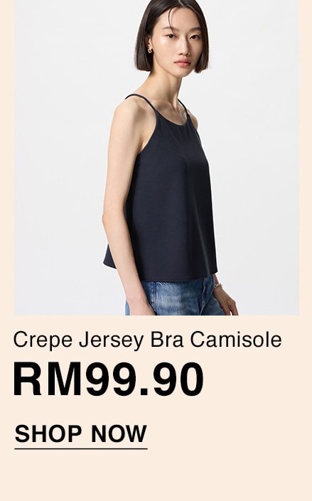 Crepe Jersey Bra Camisole