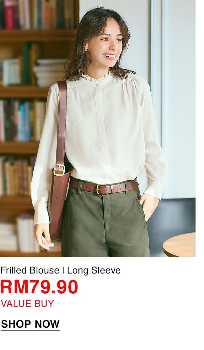 Frilled Blouse | Long Sleeve