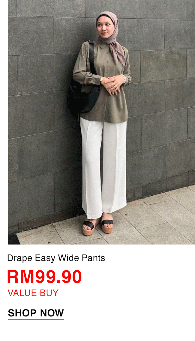 Drape Easy Wide Pants