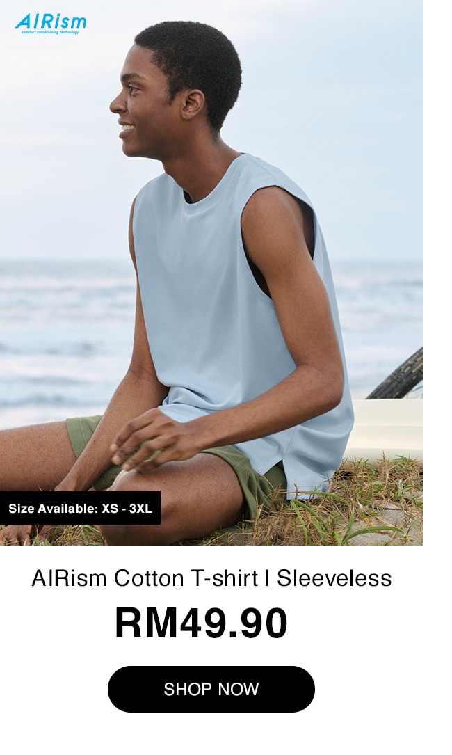 AIRism Cotton T-shirt | Sleeveless
