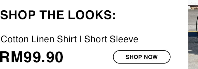 Cotton Linen Shirt | Short Sleeve