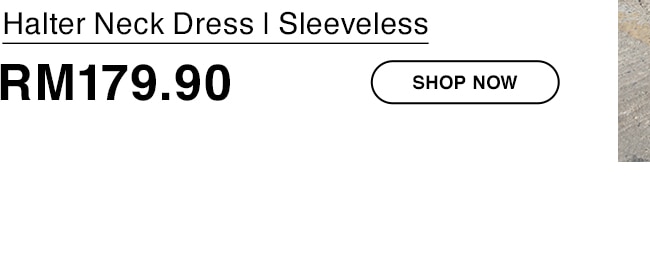 Halter Neck Dress | Sleeveless