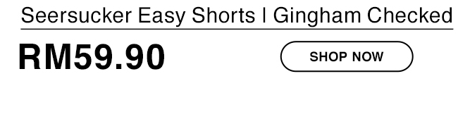 Seersucker Easy Shorts | Gingham Checked