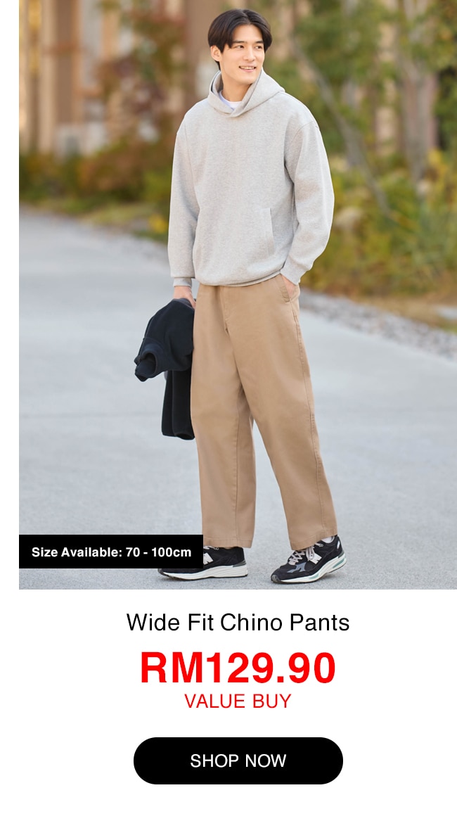 Wide Fit Chino Pants