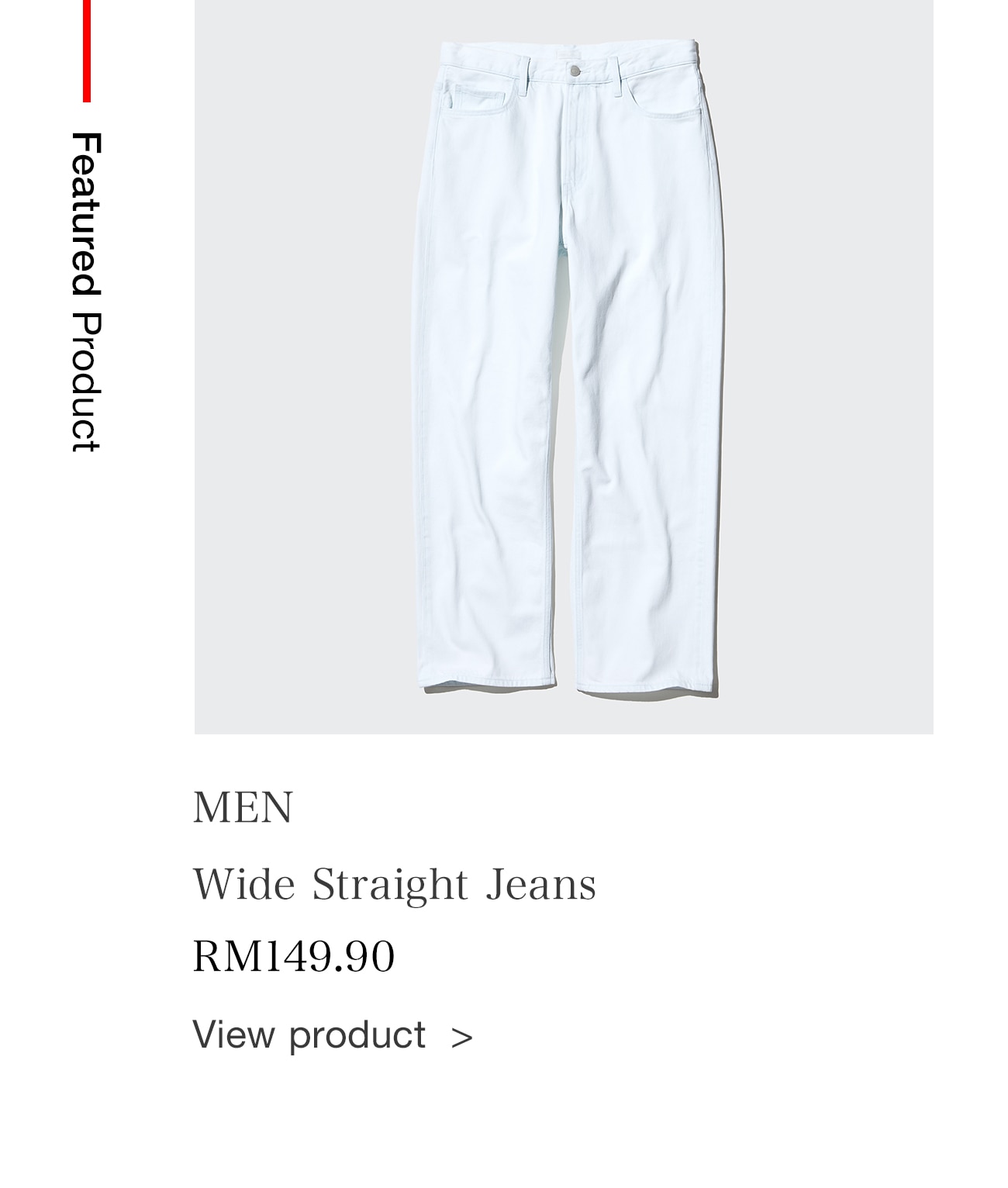 Wide Straight Jeans