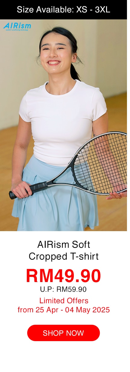 AIRism Soft Cropped T-shirt