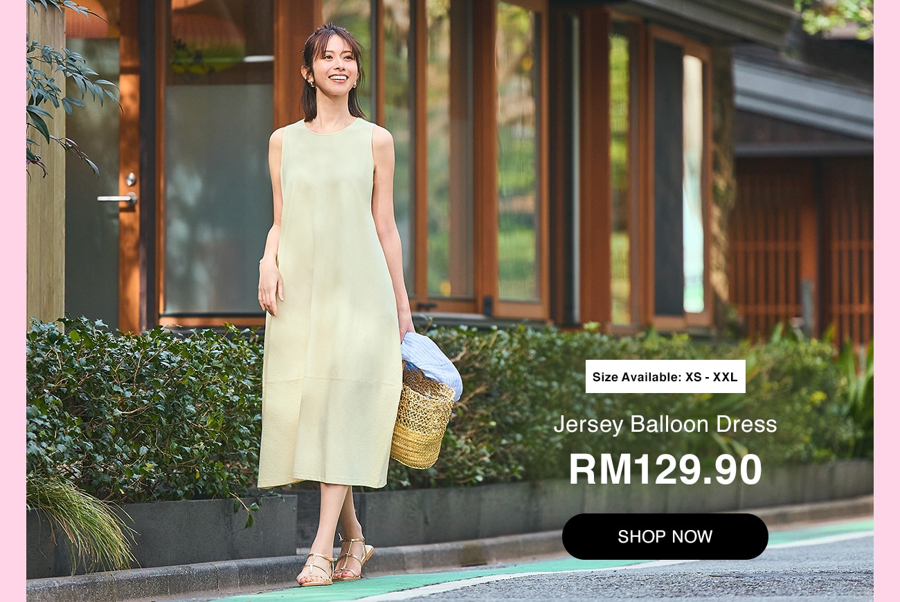 Jersey Balloon Dress