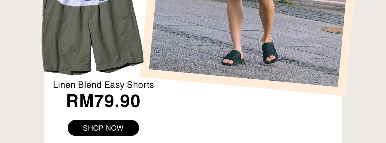 Linen Blend Easy Shorts