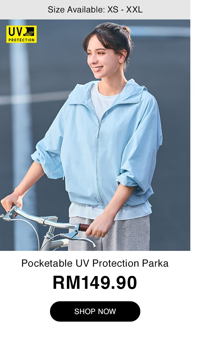 Pocketable UV Protection Parka
