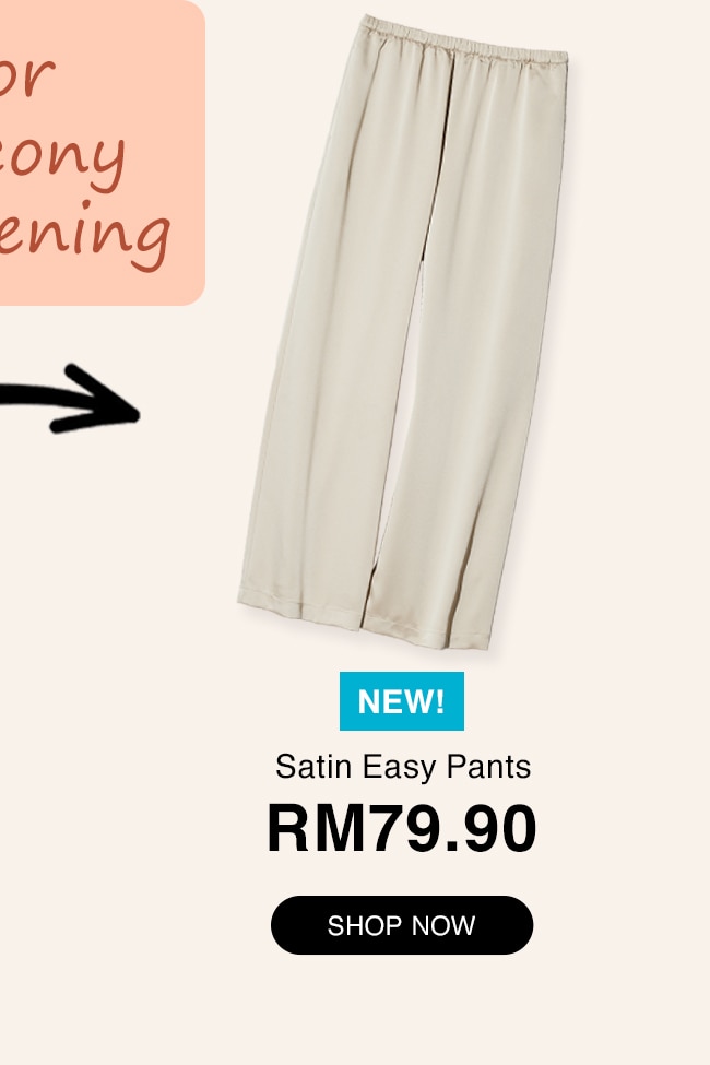 Satin Easy Pants
