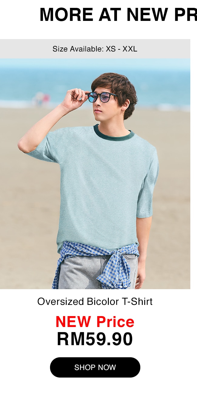 Oversized Bicolor T-Shirt