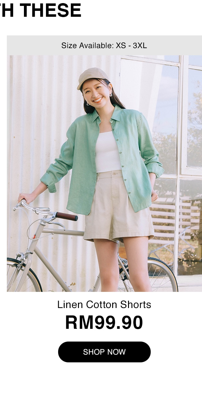 Linen Cotton Shorts