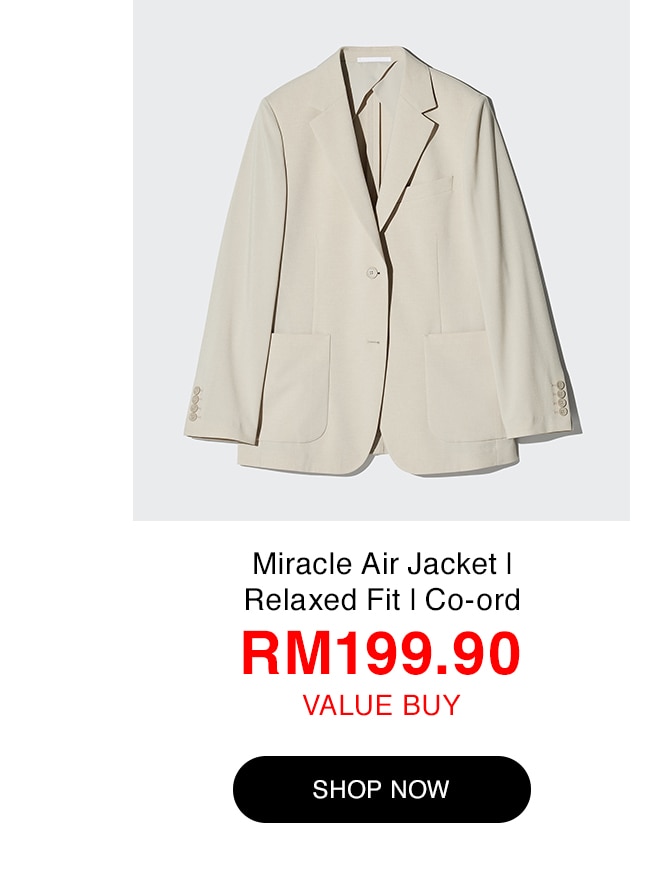 Miracle Air Jacket | Relaxed Fit | Co-ord