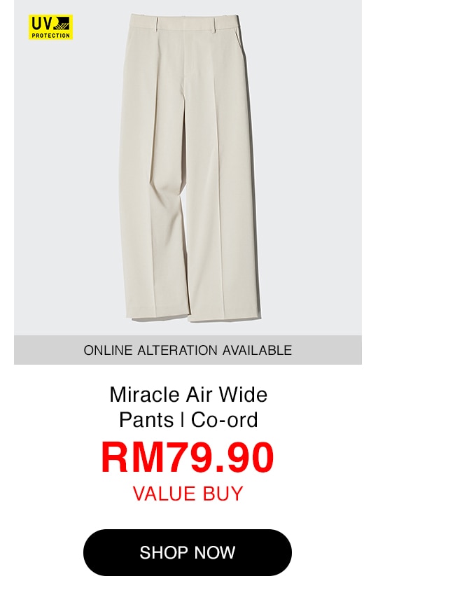 Miracle Air Wide Pants | Co-ord