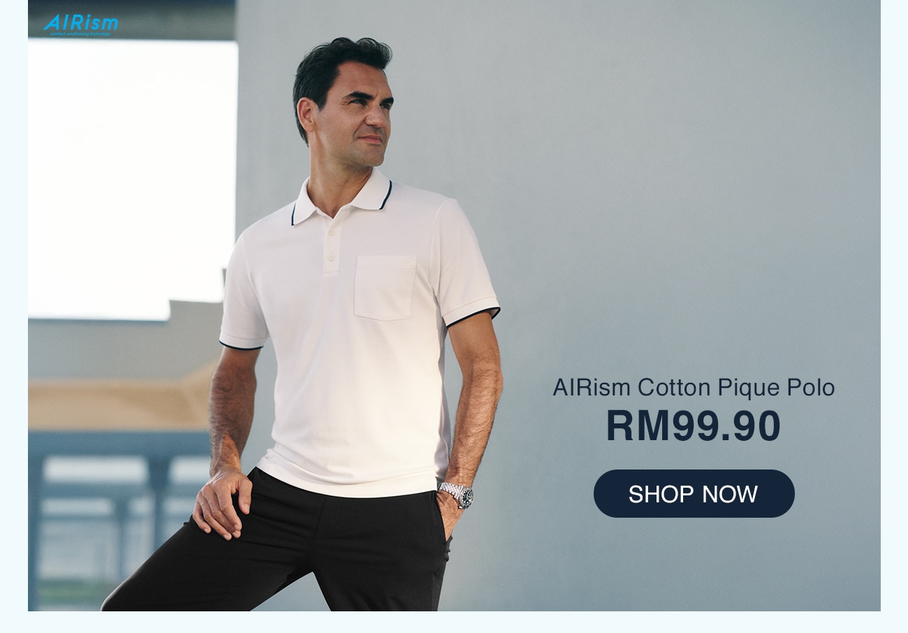 AIRism Cotton Pique Polo