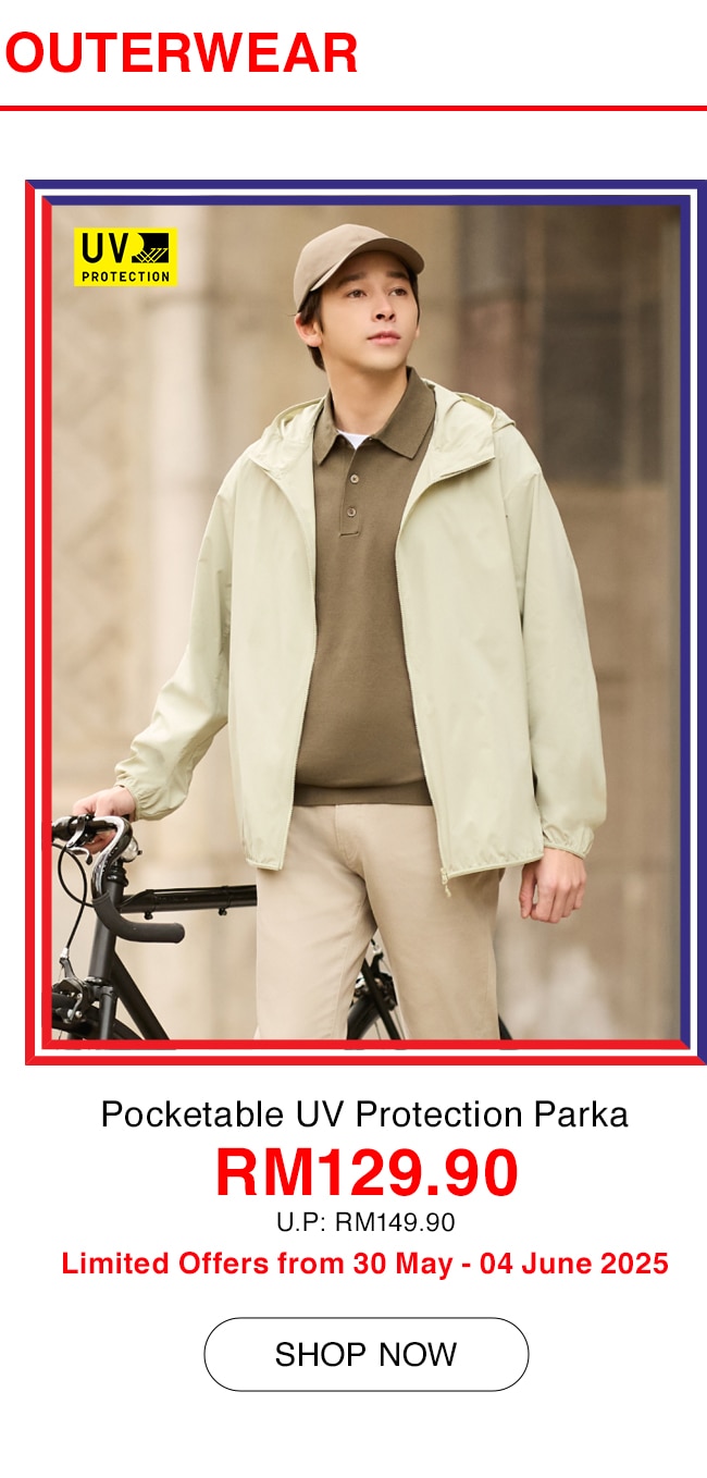 Pocketable UV Protection Parka