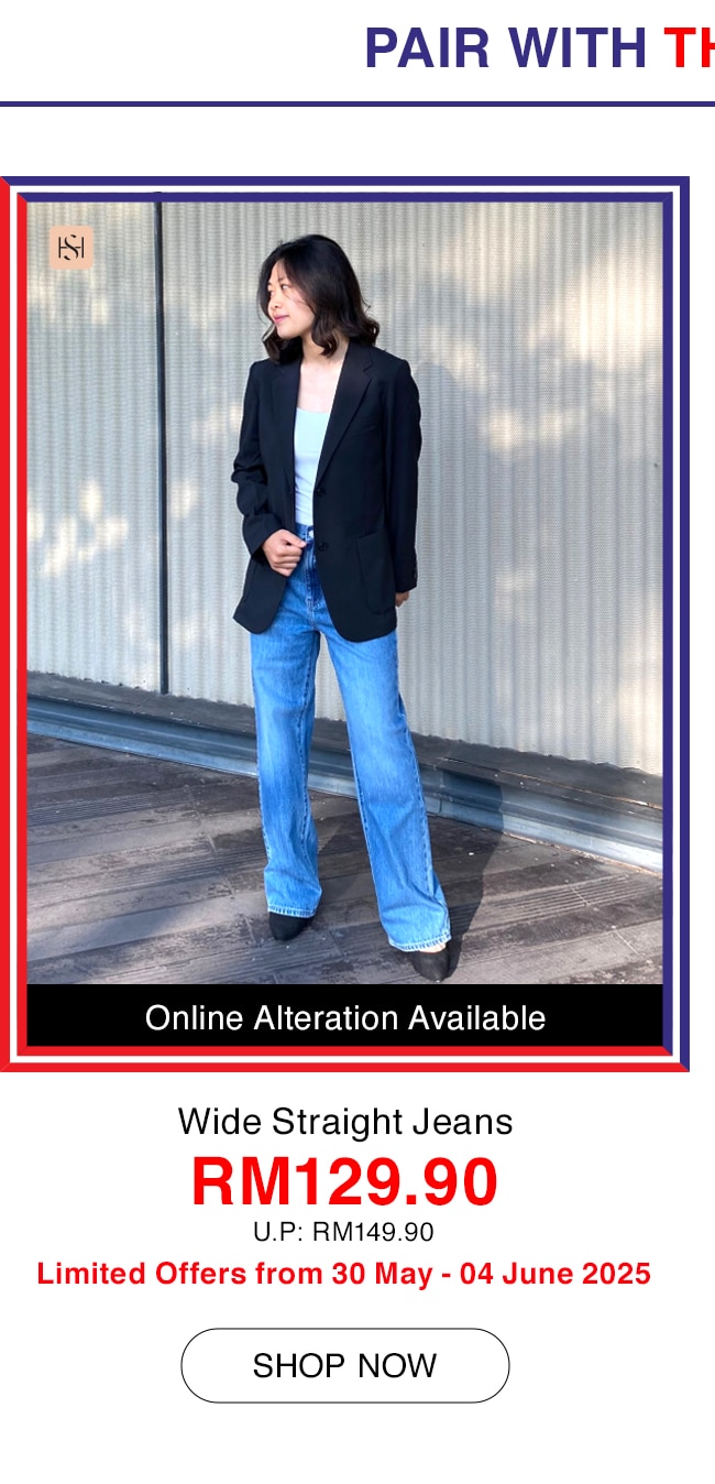 Wide Straight Jeans