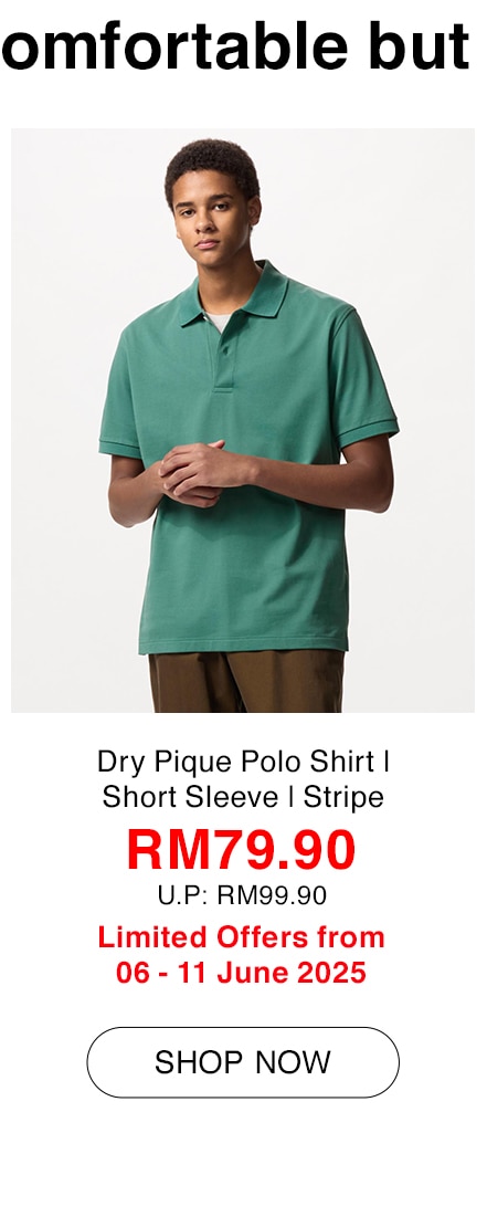 Dry Pique Polo Shirt | Short Sleeve