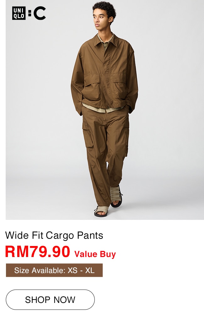 Wide Fit Cargo Pants