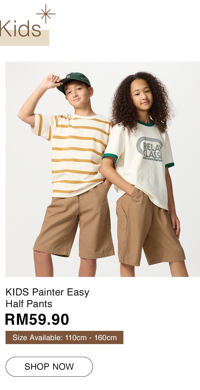 KIDS Painter Easy Half Pants