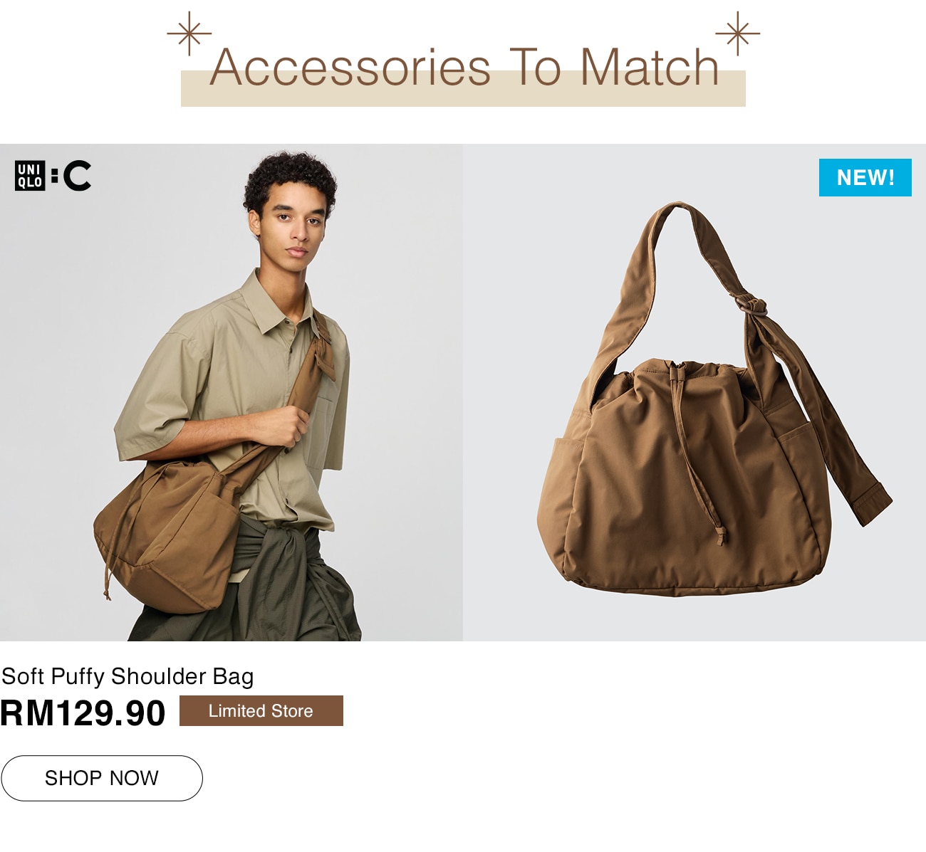 Soft Puffy Shoulder Bag