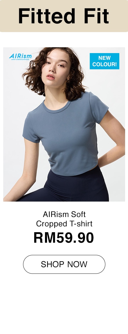 AIRism Soft Cropped T-shirt