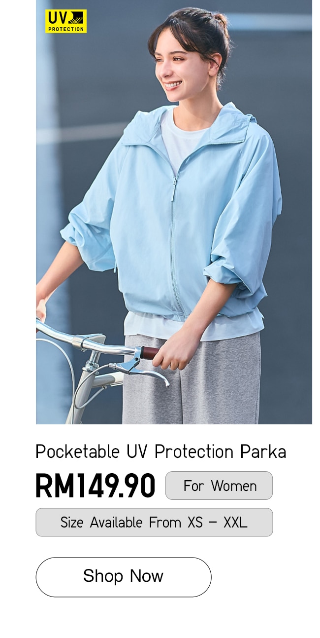 Pocketable UV Protection Parka