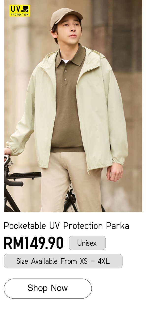 Pocketable UV Protection Parka
