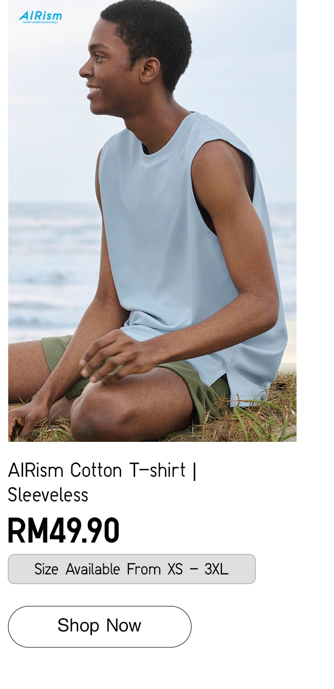 AIRism Cotton T-shirt | Sleeveless