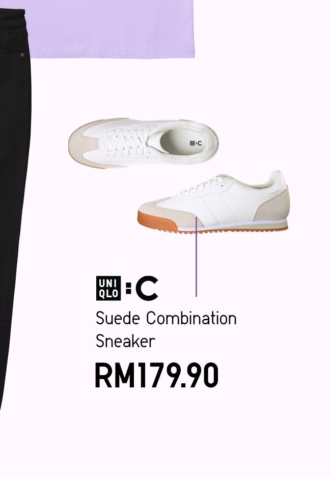 Suede Combination Sneaker