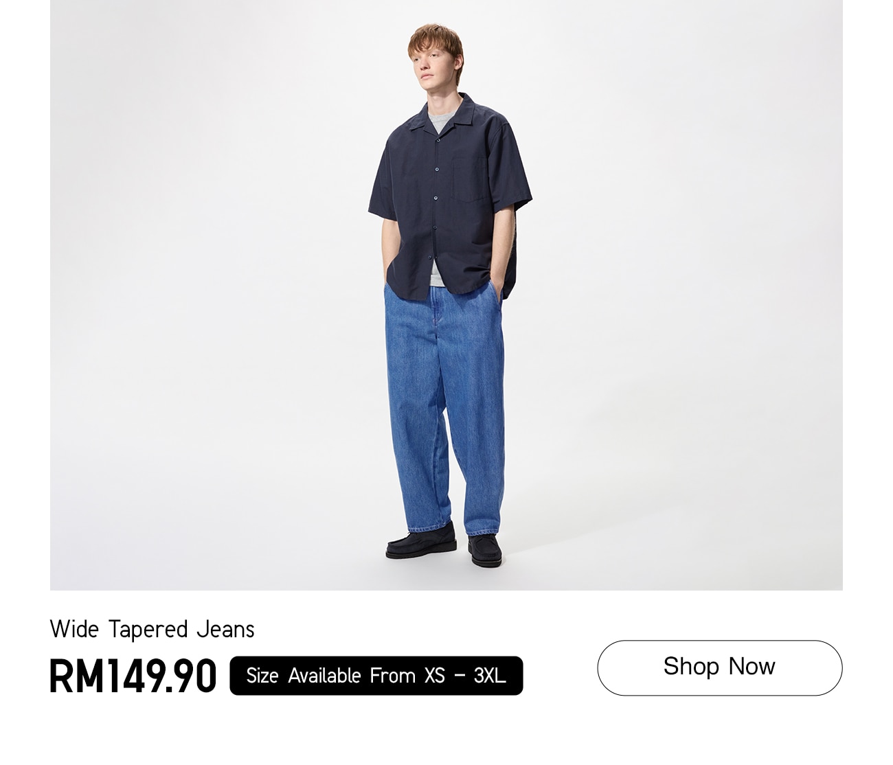 Wide Tapered Jeans