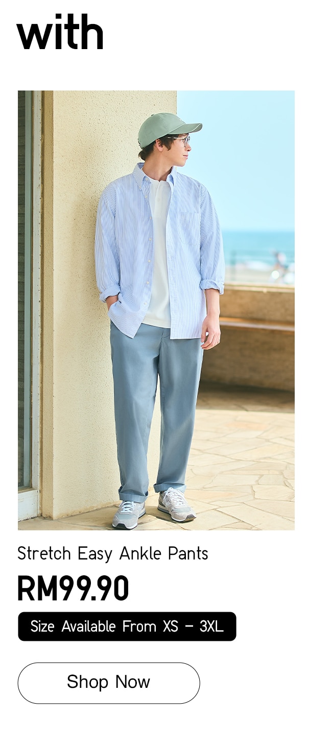 Stretch Easy Ankle Pants