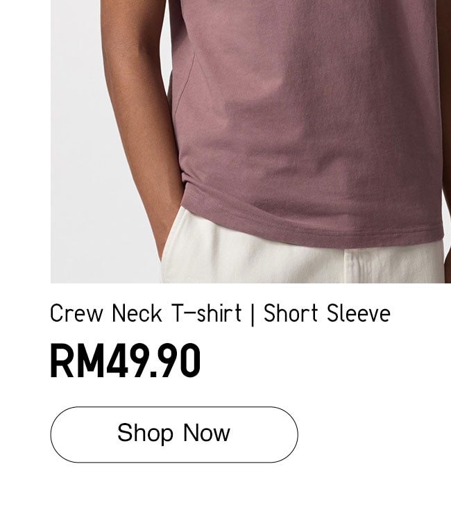 Crew Neck T-shirt | Short Sleeve