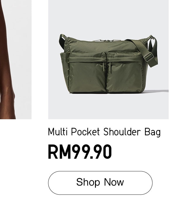 Multi Pocket Shoulder Bag