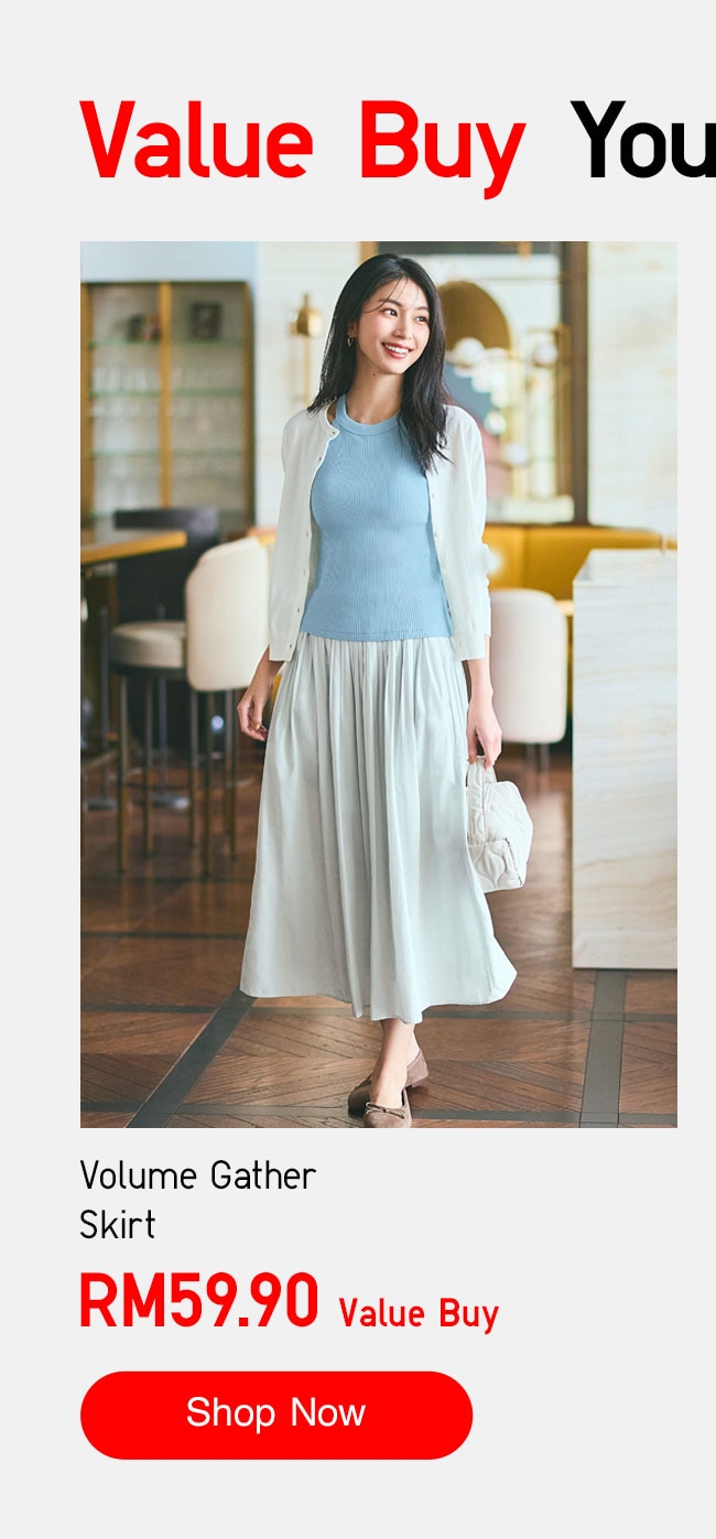 Volume Gather Skirt