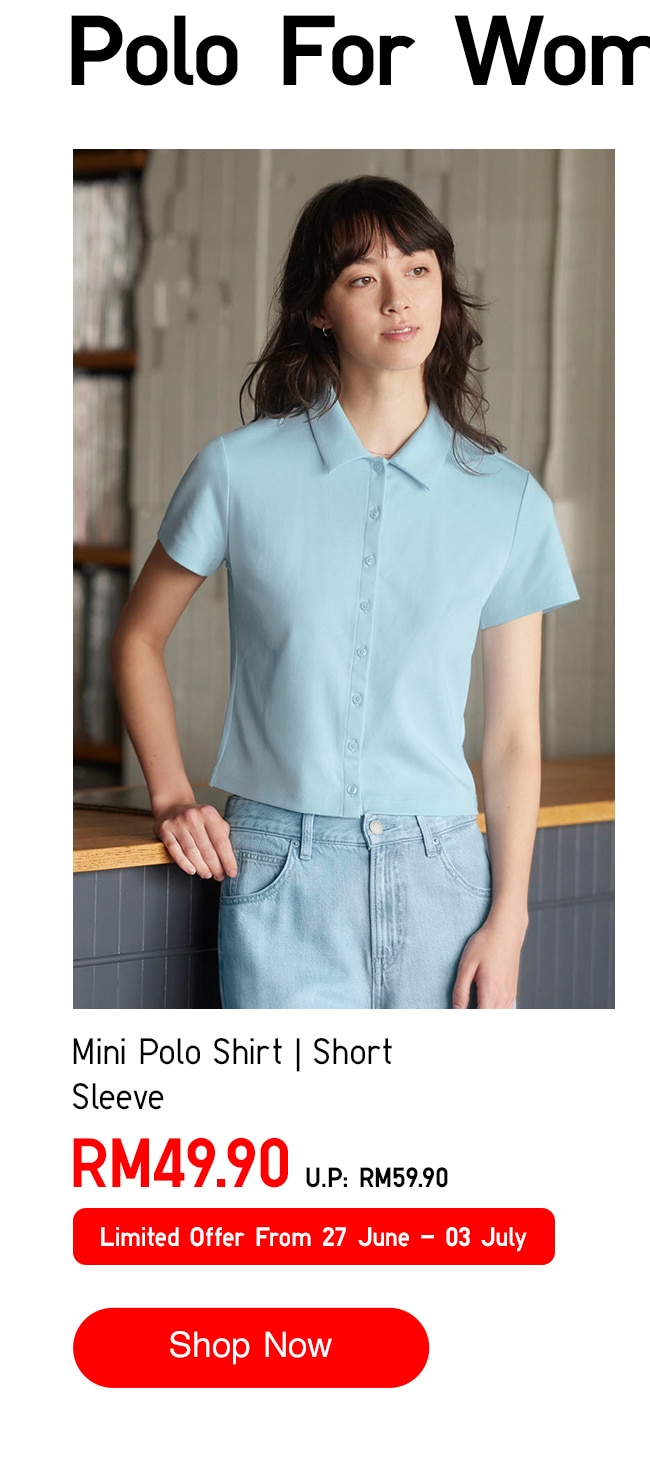 Mini Polo Shirt | Short Sleeve
