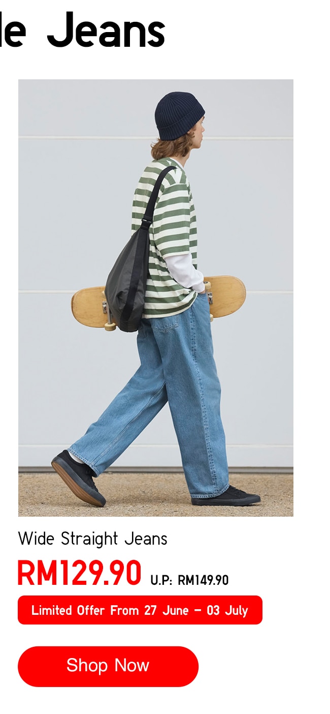 Wide Straight Jeans